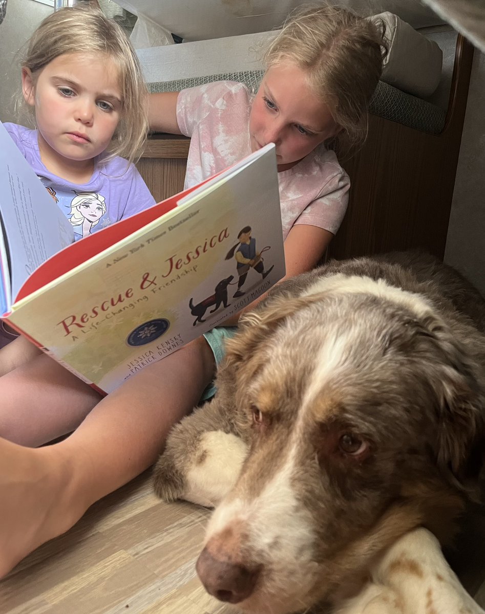 Thank you <a href="/NKUIHI/">NKU Institute for Health Innovation</a> for the summer reading opportunity! My babies had to stop prepping the camper to read the new book! 🐾