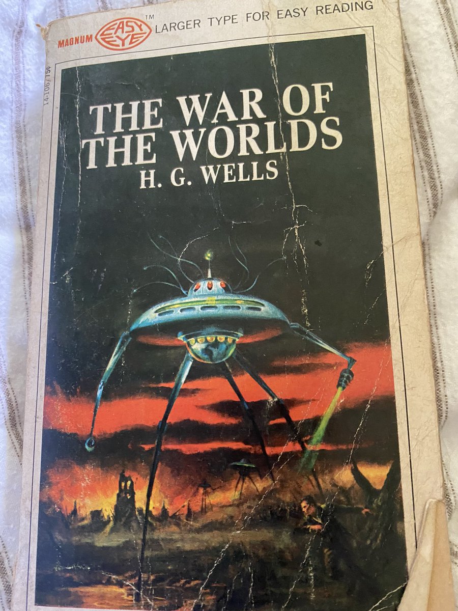 FussyFilm's tweet image. A copy of THE WAR OF THE WORLDS from 1967 that sold for 75 cents! I got it cheaper though… free!
#freestuff #inflationbusting