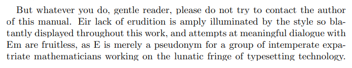 PractiAndrogyny's tweet photo. …Spivak's pronoun set is so firmly paired with singular grammar like 'E is', rather than 'they are', that it's even done while revealing that the author is in fact a group of people writing under one name. https://t.co/KkfP7GywIs