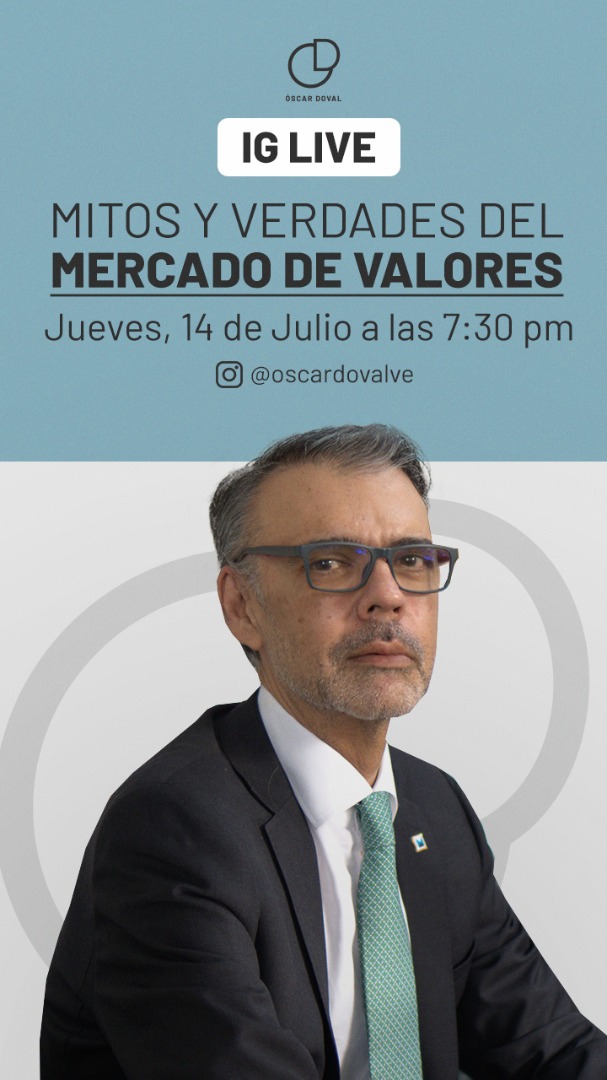 OscarDovalVe's tweet photo. Esta tarde como todos los jueves los invito a nuestro Instagram Live a las 7:30PM donde hablaremos durante 30 minutos sobre el mercado de valores. 👇🏻 https://t.co/QtYQlZeQCg