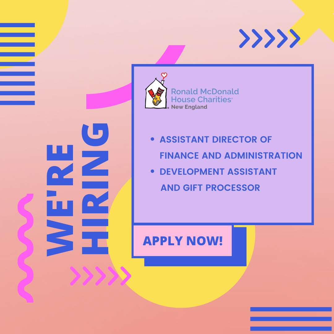 Ronald McDonald House Charities of New England tweet media