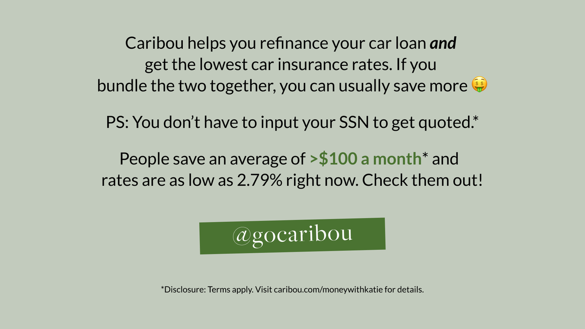 Car prices, loans, and gas are at an all-time high right now. That’s why I’m pumped to be partnering with @gocaribou this month. In the midst of all this craziness, they can help you take control of your car payments.