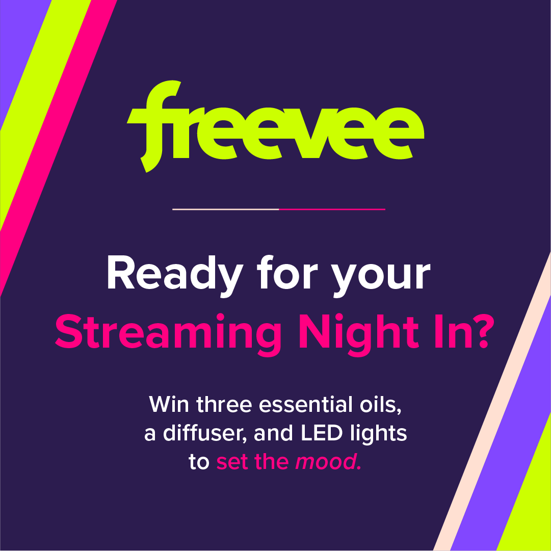 AmazonFreevee's tweet image. Feel free to unwind with your favorite shows.           
Reply to this tweet with #FeelFreeTo and #FreeveeGiveaway for a chance to win a “Streaming Night In” kit! Available in NYC, LA, CHI, PHI, ATL. NoPurchNec.18+.VoidWhereProhib.Rules@ fooji.info/AmazonFreevee