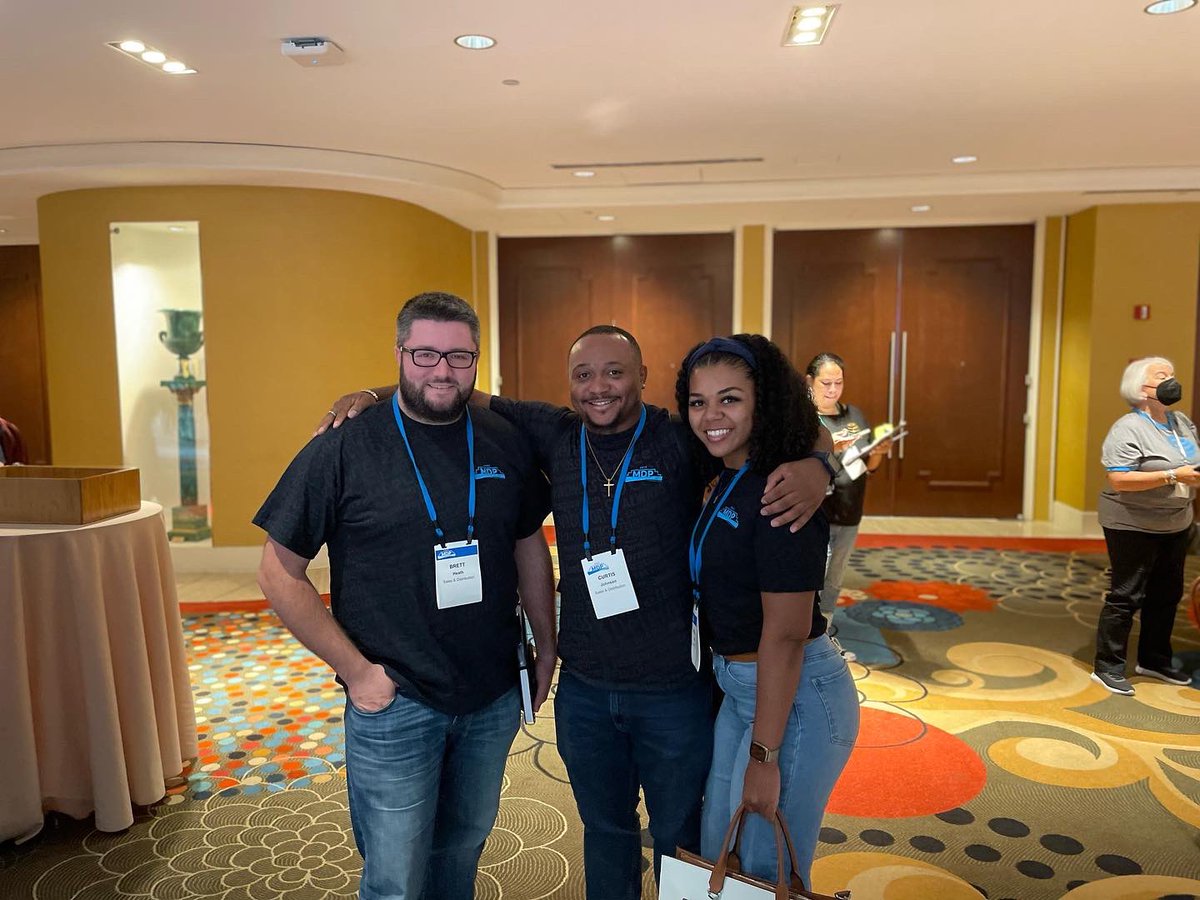 curtisjASM's tweet photo. Wrapping up our final day of MDP!!! I can honestly say that this experience was amazing! It was great to network with other AT&amp;T employees and see familiar faces as well!! Can’t wait to see what else is in store for my career! #2022MDPLife 
@JulianaATT1 @breanna_landry_ https://t.co/czjUFqiT9R