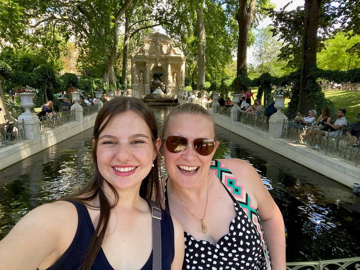 USCAiken's tweet image. Pacer Pride coming to you live all the way from Luxembourg Europe! Mackenzie Taylor (left) is spending her summer engaging in a study abroad program and appears to be having a great time! Mackenzie recently was awarded the International Benjamin A. Gilman Scholarship. 
Go PACERS!