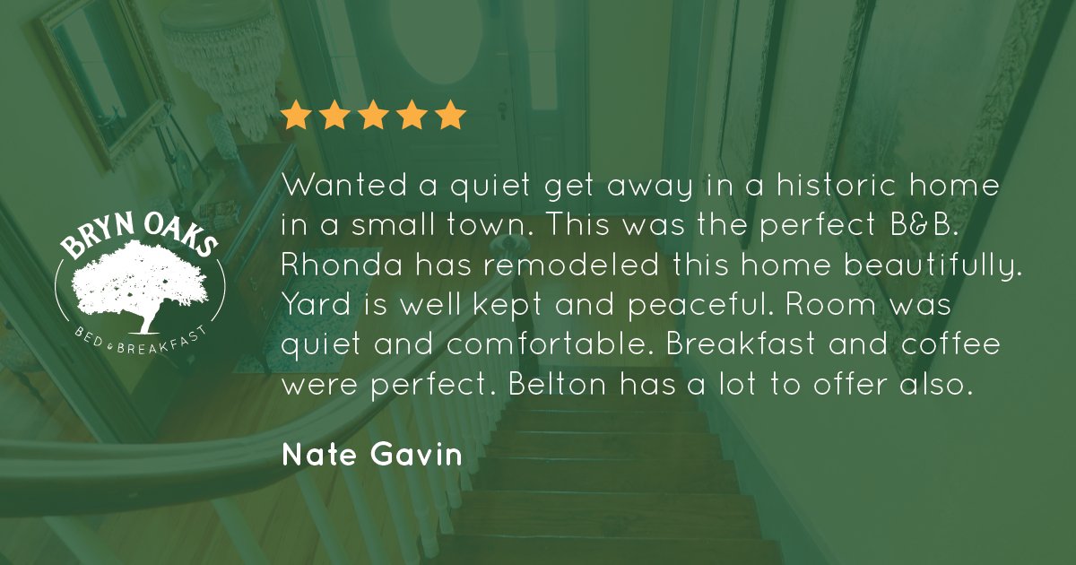 BrynOaks's tweet photo. We're looking back on some of our favorite reviews today. Thanks again for the kind words, Nate! We're happy you enjoyed your stay. https://t.co/DjdXWBbumD