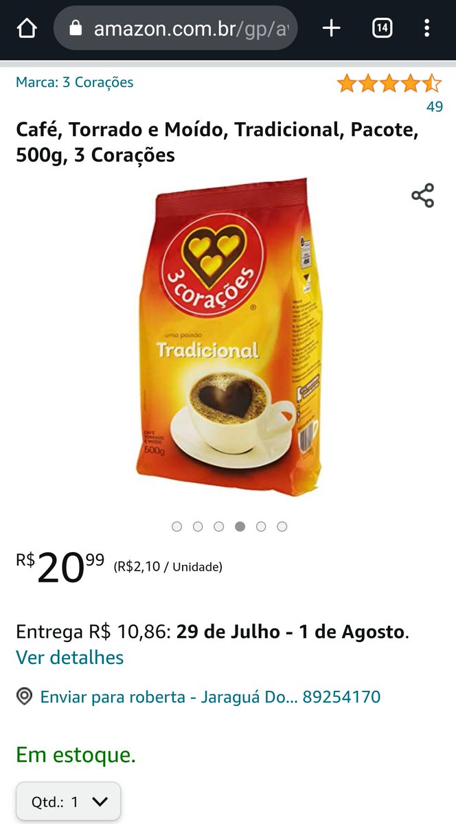 humyla's tweet photo. @AmazonHelp E o anúncio continua com 10 unidades. https://t.co/AegC2FAIAi