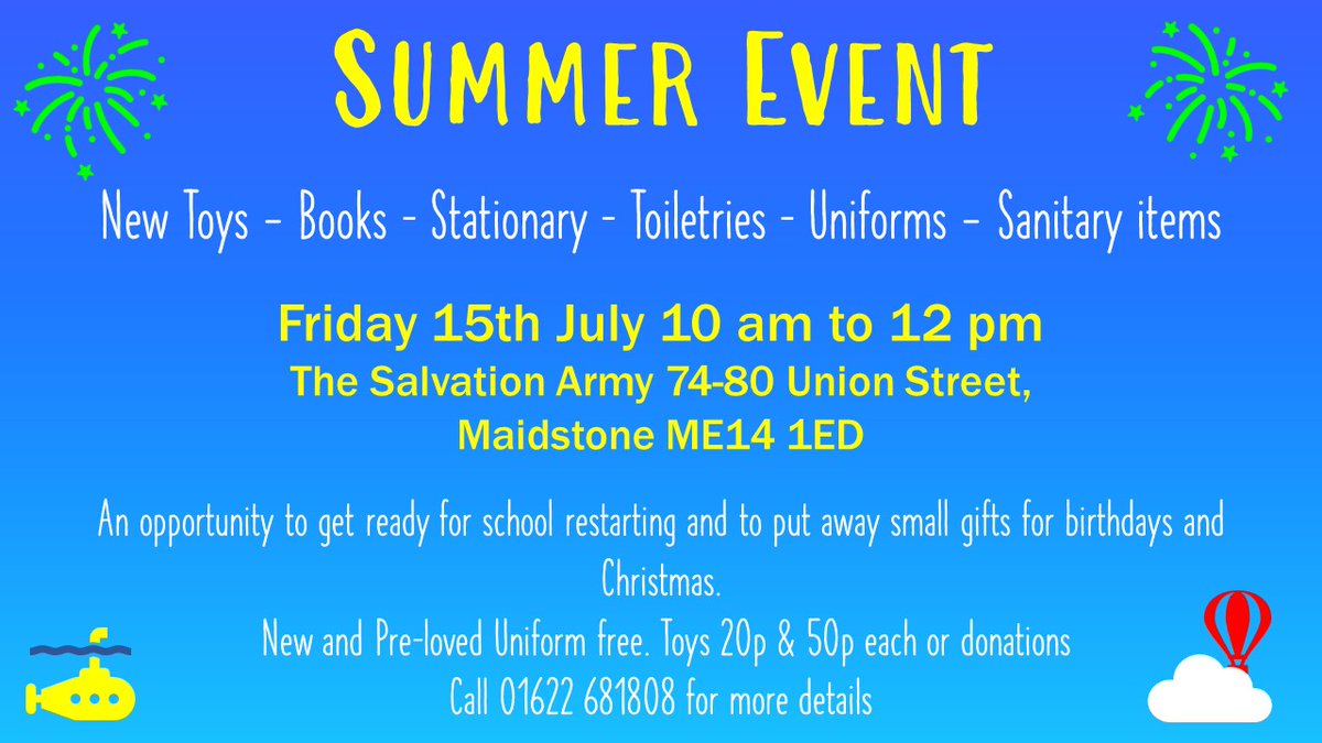 Maidstone Salvation Army tweet media