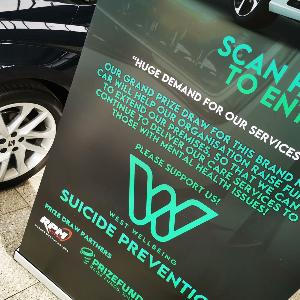 west_wellbeing's tweet photo. 𝗝𝘂𝘀𝘁 𝘂𝗻𝗱𝗲𝗿 500 tickets sold, &amp; we need your help urgently.

We need to sell over 2000 tickets to raise funds to remove lists, to get children help with their #mentalhealth.

If you can help please click the link in our bio, purchase a ticket &amp; share. #SuicidePrevention https://t.co/0WUhhABvGN