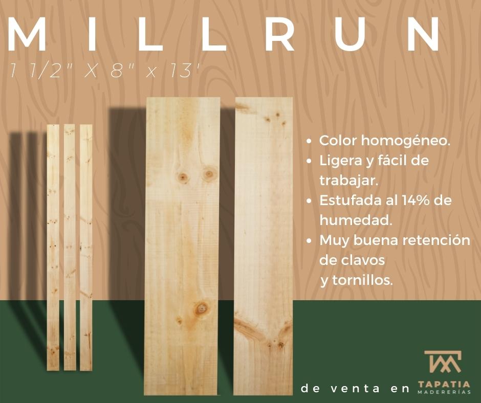 Una de las maderas más usada y conocida por su facilidad para trabajar y versatilidad ademas de contar con buenos índices en resistencia, contracción y flexión.
😉
#MillRun #tapatiamadererias #LosEspecialistasenPino
