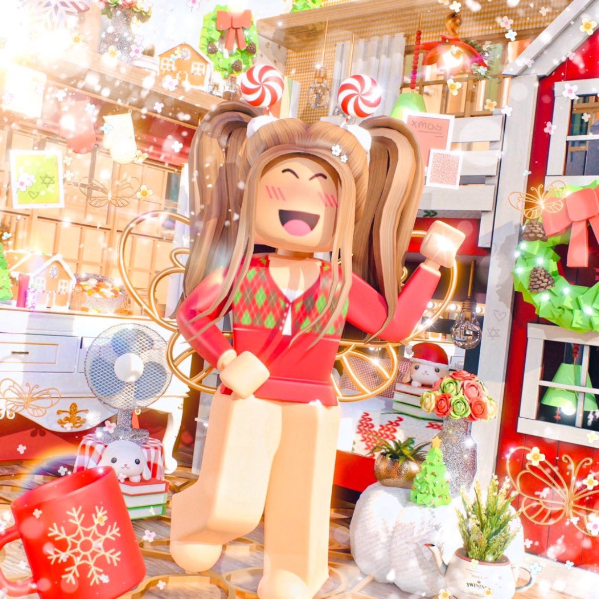 Cute Christmas Roblox Wallpaper