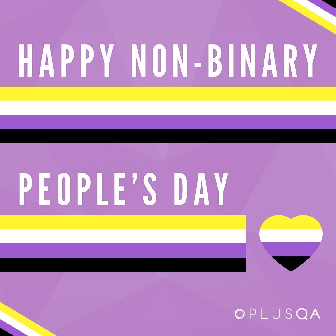 PlusQA's tweet photo. Happy International Non-Binary People's Day! Today and every day, we celebrate the diversity of our team. #InternationalNonBinaryPeoplesDay #NonBinaryPeoplesDay #NonBinaryDay https://t.co/FhLuJW0TZH