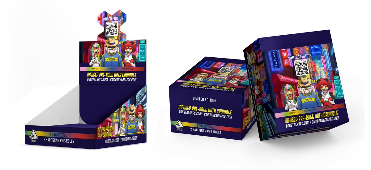 DTGLNFT's tweet image. 🔥Sneak Peak! Display Box for Dispensary🔥 #NFTdrops #cpg #brand