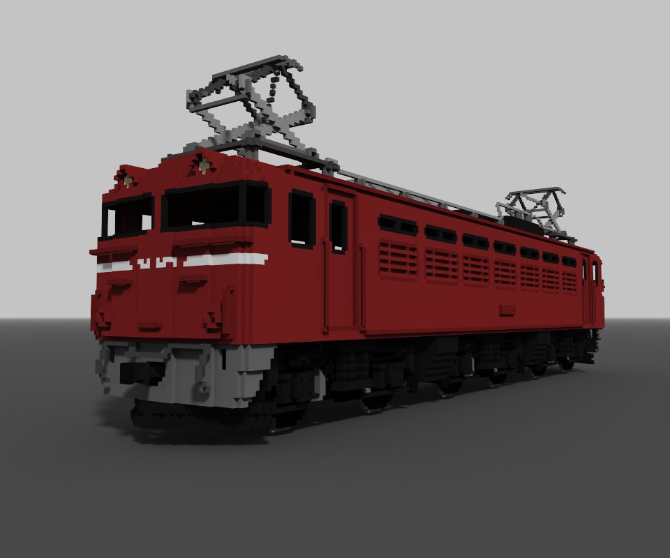 かがまーる Wav マイクラの鉄道 Mod Immersive Railroading で日本の車両が無かったので Ef 81 をつくってみた わりといい感じじゃない Minecraft Mod T Co Tufywftda8 Twitter
