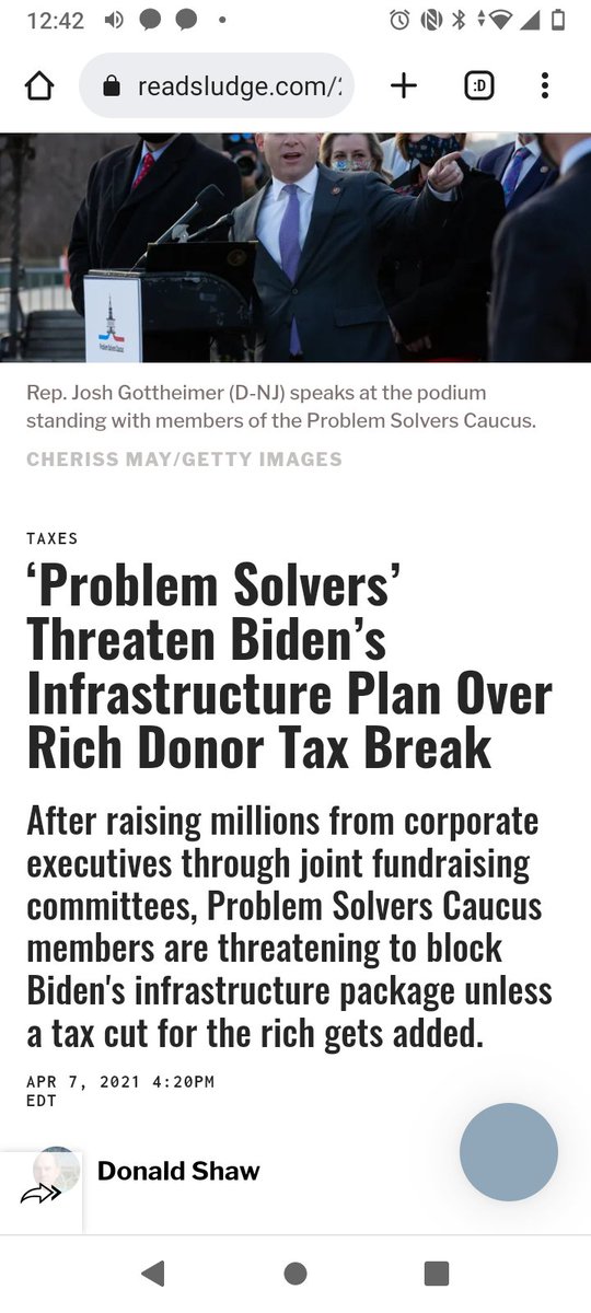 Mariafourdogs4's tweet photo. Please vote out Democrat members of the House Problem Solvers Caucus and elect more progressive Democrats if you want to get things done.  They block the idea of having progressive taxation so ultrawealthy pay their fair share.

Investigate for yourself and please retweet. https://t.co/bYLuOmiokO