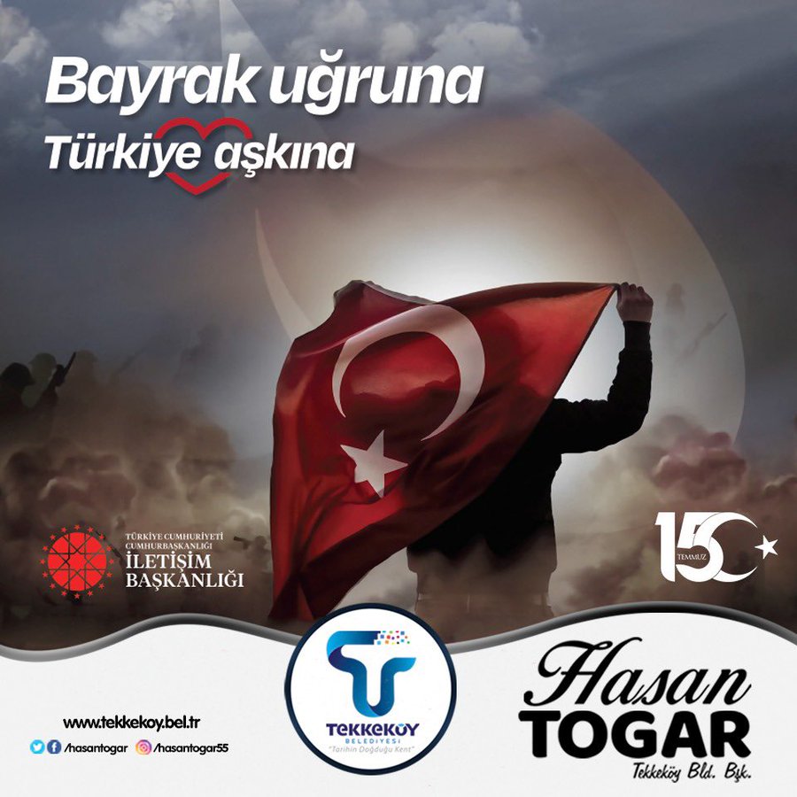 15 temmuz kutlamaları tekkeköy