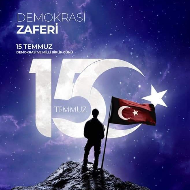 AkhisarHem's tweet photo. #15Temmuz, demokrasiyi rafa kaldırmak isteyenlere karşı milletin direnişinin adıdır.
Ülkesine ve iradesine kararlı bir şekilde sahip çıkarak vatanını darbecilere bırakmayan aziz milletimize şükran ve minnetle... Şehitlerimizin ruhları şâd olsun. 🇹🇷
#15TemmuzuUnutmayacağız https://t.co/KnmiYlJa4P