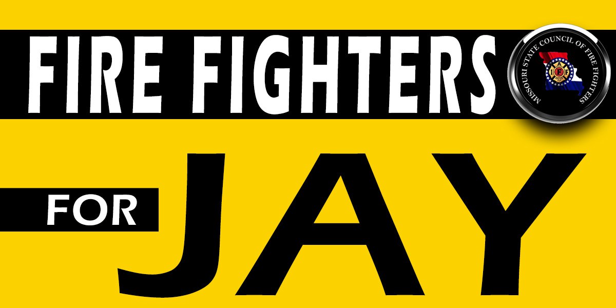 jaywasson's tweet photo. I'm honored to have the support of the Missouri State Council of Fire Fighters. These heroic men and women risk their lives every day to keep us safe, and to have their faith that I'll be an effective legislator for the communities their members serve, is humbling. https://t.co/xtThIhj8Dv