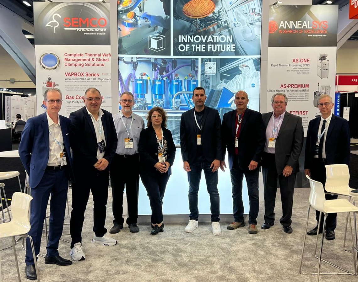 Last day at the Semicon West. The ECM team is waiting for you! Annealsys, Jipelec, Semco Technologies, ECM GreenTech and Kemstream. Come and meet us.