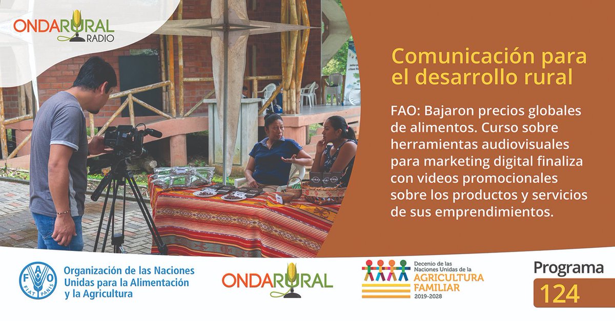 ondarural's tweet photo. 📣Al aire el #programa124 de #OndaRuralRadio🎙
.
✅ Se realizó el #ForoDAF: Servicios Inclusivos de Comunicación Rural para la #AgriculturaFamiliar👩🌾📲🧑🌾
.
#EXPERIENCIA: La Ruta del Cacao "Hacienda San Cayetano"👩🌾🎋🧑🌾 en Venezuela🇻🇪
.
🎧 Escúchalo ▶️ https://t.co/yYTDDsRGvD https://t.co/DIUBKW1CaM