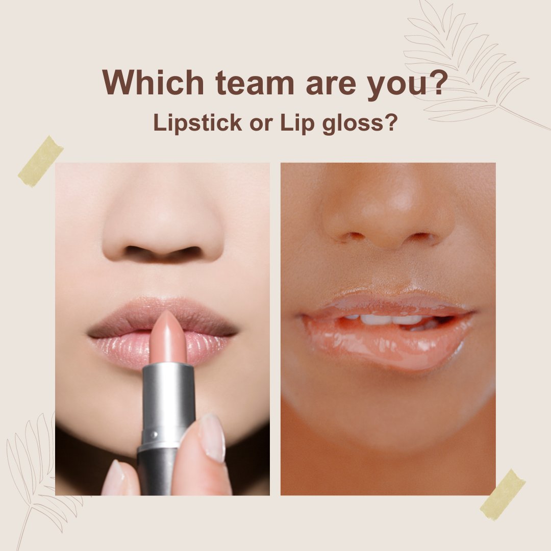 Which team are you on? Lipstick or lip gloss? 💄 Vote in a comment. 👍