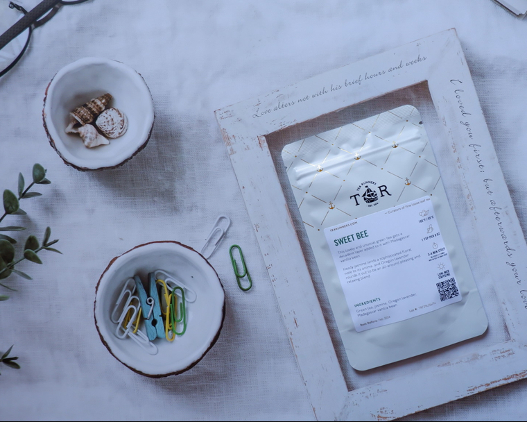 What do YOU do with YOUR empty tea pouches?  Anyone else think they're too pretty to toss?