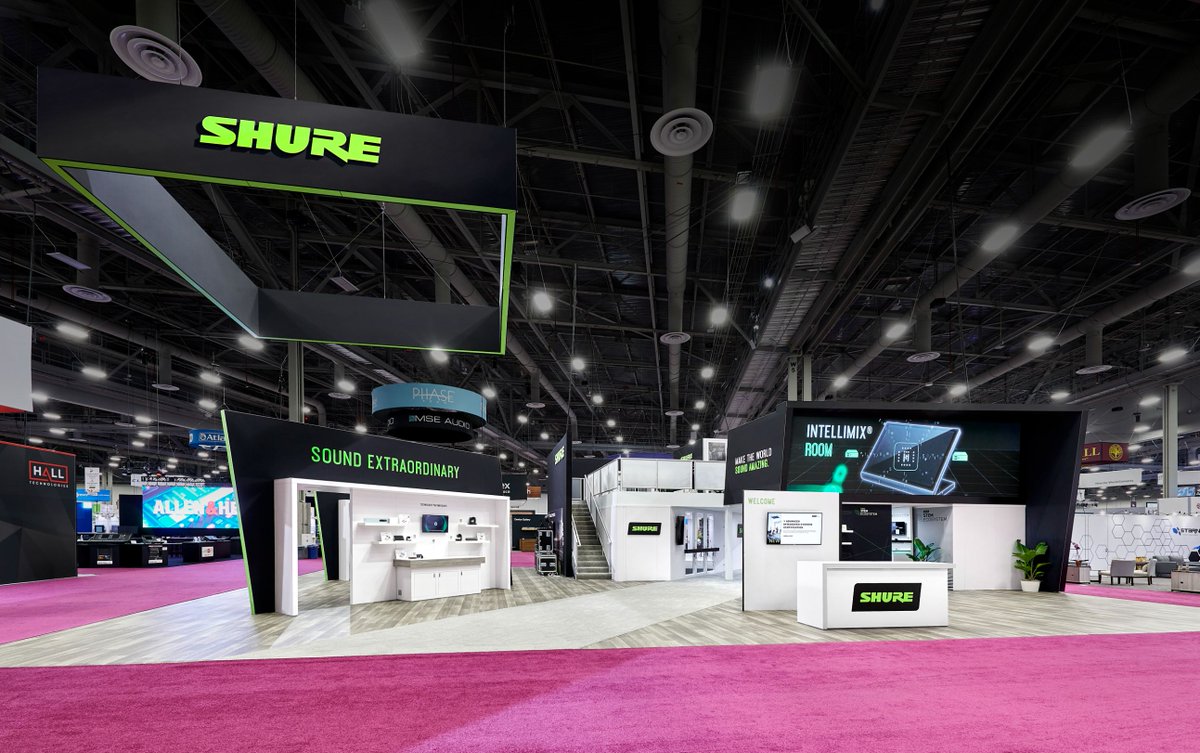 ASTOUNDGroup's tweet photo. Designing and building sophisticated #tradeshow experiences that educate and demonstrate the latest innovations. We collaborated with our clients at #Shure to engage attendees at #InfoComm2022.

#tradeshowthursday #tradeshowexhibits https://t.co/dNhq33zciS