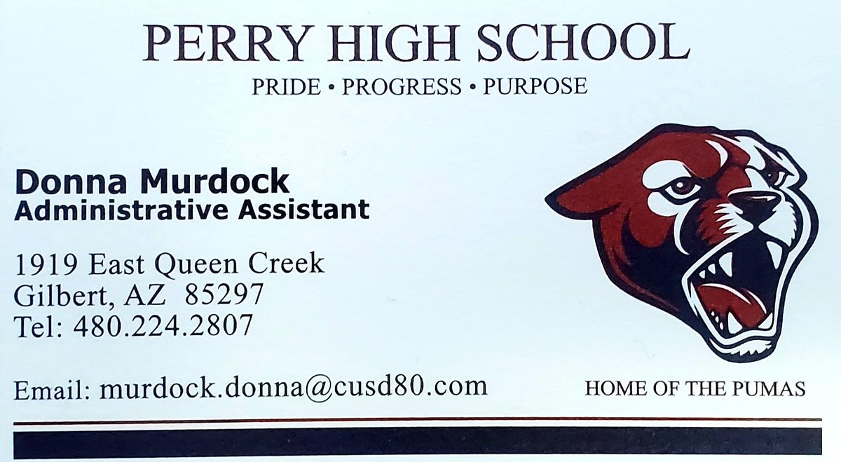 MarcBeasley's tweet photo. Help me celebrate &amp; recognize Donna Murdock at @PerryPumas07!  If you need ANYTHING at that campus, she's your contact!  #RepPerry https://t.co/8jIy63LgyI