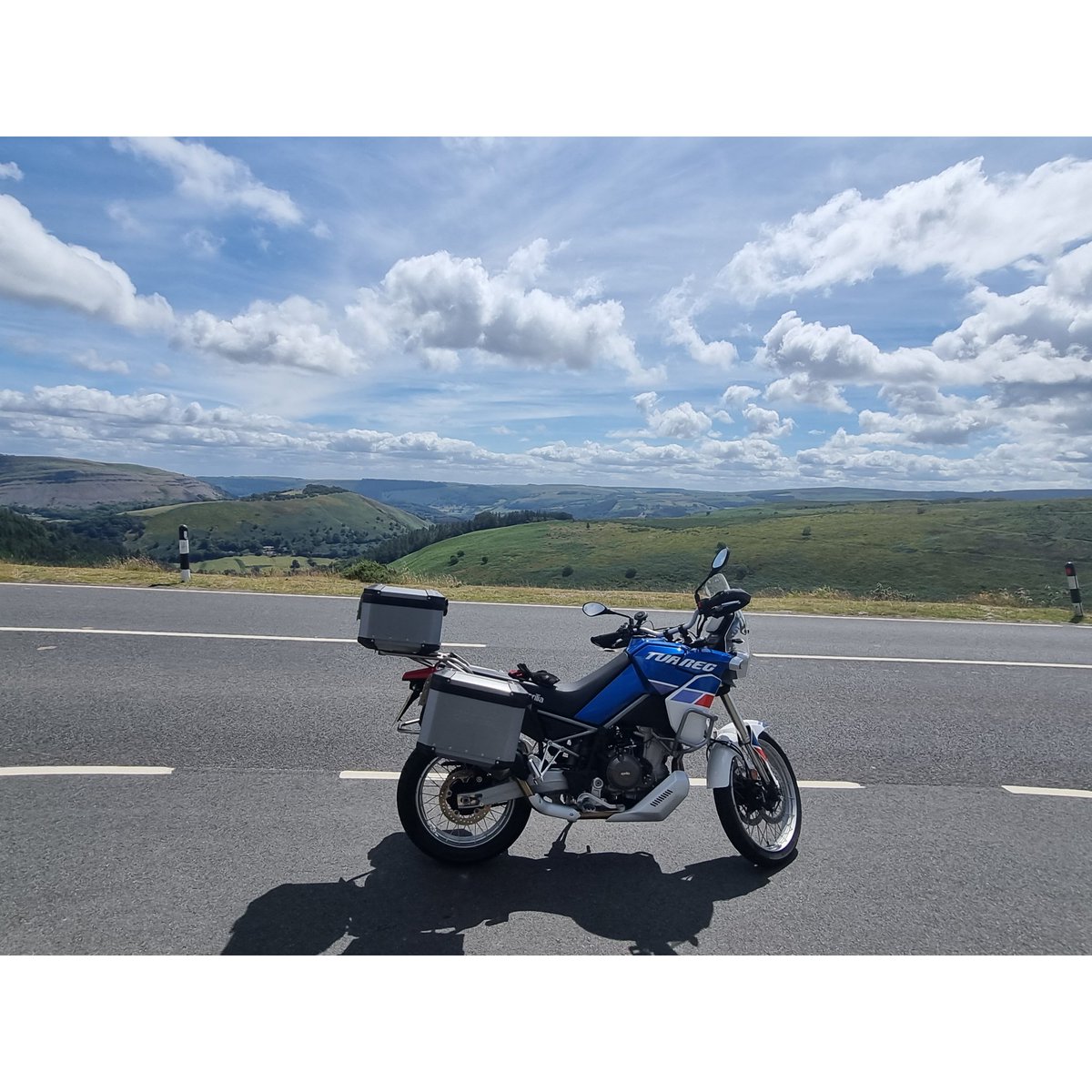 Day one in #Wales is done 👌
Around 250 miles on the #apriliatuareg clock, some lush roads and mostly good weather as well as some #biking hotspots ticked off the list.
Bring on tomorrow 😊