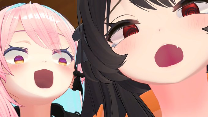 昨日のVRその2!
ワッ...!!YUKIさんとも会えていろいろ話せて良かった～!
しゅりさん新しい髪型...! 