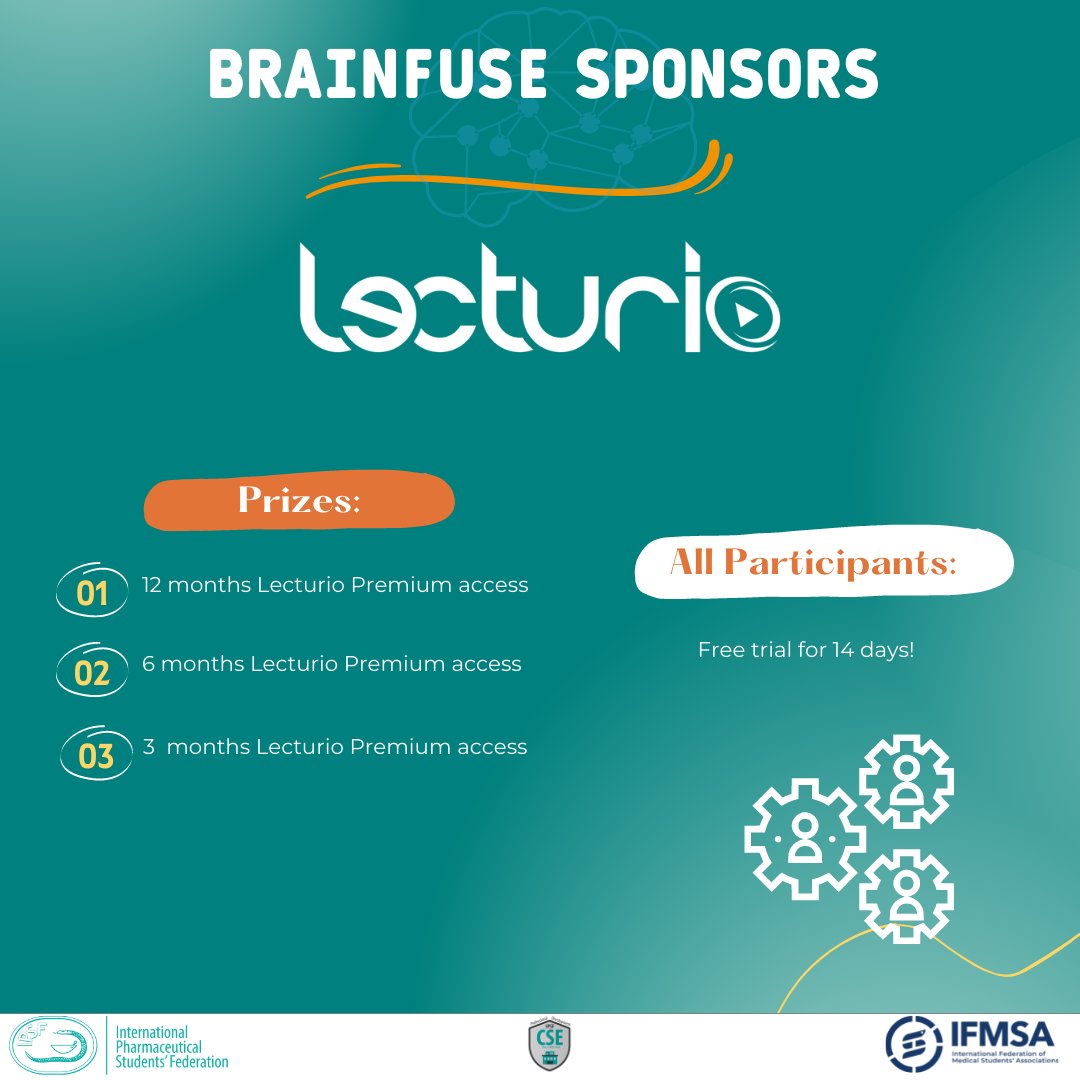IPSForg's tweet photo. [𝐁𝐫𝐚𝐢𝐧𝐟𝐮𝐬𝐞 𝐒𝐩𝐨𝐧𝐬𝐨𝐫����] ✨✨
That's right! Brainfuse comes with prizes for all! 🎁
Many thanks to Lecturio and ScholarRx and MeSAGE for sponsoring our @IFMSA!

#IPSForg #CSE #ProfessionalDevelopment #BrainFuse #PD #GoProwithPD #keepingitPD https://t.co/FJ0HH4SmHH