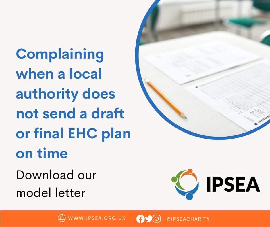 carers_voice's tweet photo. Local authorities must issue Education, Health and Care (EHC) plans within 20 weeks of the request for an EHC needs assessment. 

If the local authority is late, you can use our model letter to complain: https://t.co/vOHQ00OYhd https://t.co/FvZZwe3lLo