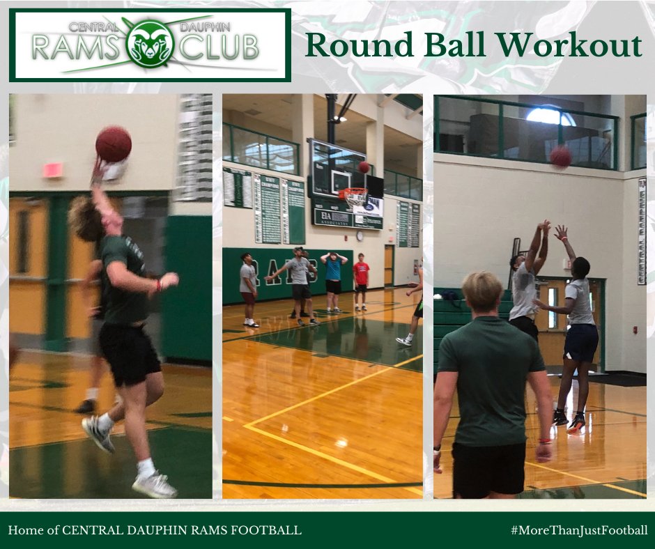 GDay, Ram Fans. This morning expected a Coach Denny Dut workout. Instead, 3on3 BBall tourney. Loved the way all 8 teams competed and enthusiasm. Fun time!  Shout out to winning team of David Chase, Keon Dockens, Zach Temple, and Grady Curry. #MoreThanJustFootball #8Strong