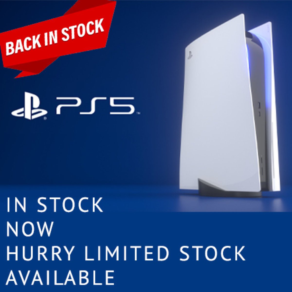 TolvaPC's tweet photo. 🎮SONY PLAYSTATION 5  IN STOCK🎮 

⏰HURRY BACK IN STOCK NOW ⏰
GET YOURS HERE👉 - https://t.co/0YgNZxz1KB

❗WHILE STOCK LASTS ❗

#ps5restock #playstation #playstation5 #tolva #playstationgamer https://t.co/M9bvw4ehL8