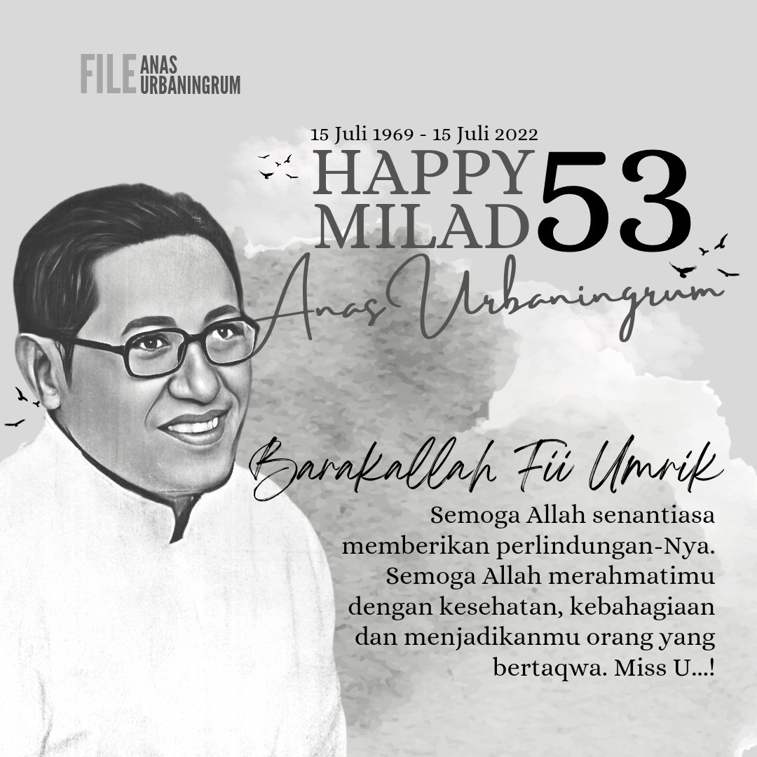 Happy Milad, Mas... Barakallah fii umrik... Miss U!