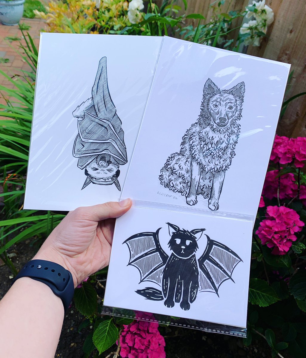 Here's the order from my Etsy shop before I packaged it up and shipped it off to Texas! 🇺🇸 2 original illustration and one A5 Illustration print - it made my morning to wake up to this notification! 

Definitely did a happy dance 🥰 #shopsmall #etsyshop Link in linktree in bio!