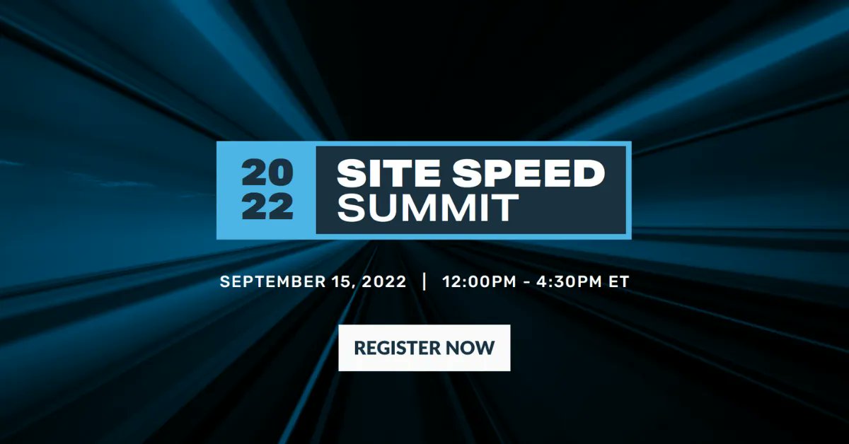 Site Speed Summit tweet media