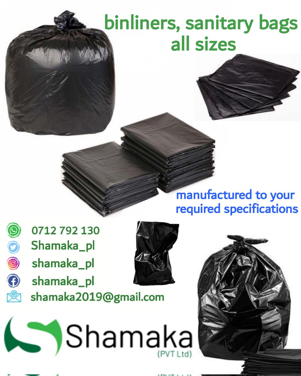 Shamaka_pl's tweet photo. Binliners available any size you need we manufacture app 0712792130 @retweet263 @ZimBrandPromo https://t.co/QFW6tpuYXt