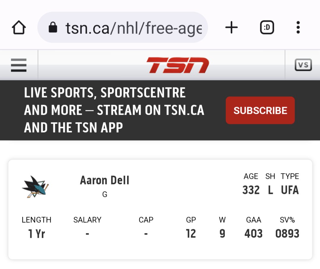 danielmulder96's tweet photo. Some interesting #stats on @ADell32 by @TSN_Sports! #NHLFreeAgency #SanJose #nhl #hockey #oops  @SanJoseSharks @TSNHockey @Sportsnet @NHL https://t.co/jxlLG3DY5S