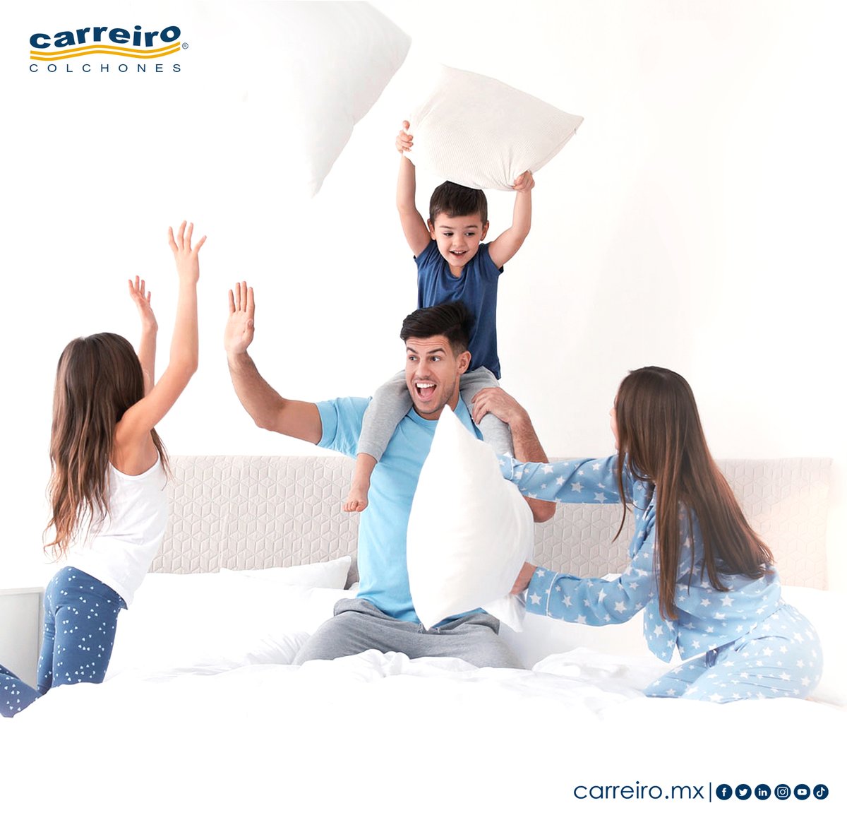 ColchonCarreiro's tweet photo. Nos aseguramos que tu día a día sea grandioso. Inícialo con un ¡Gran #Descanso!
https://t.co/iyI0JOJZvI
·
#ColchonesCarreiro #LineaHogar #mattress #family #happiness #relax #weekend #findesemana https://t.co/WOmFJWp4jK
