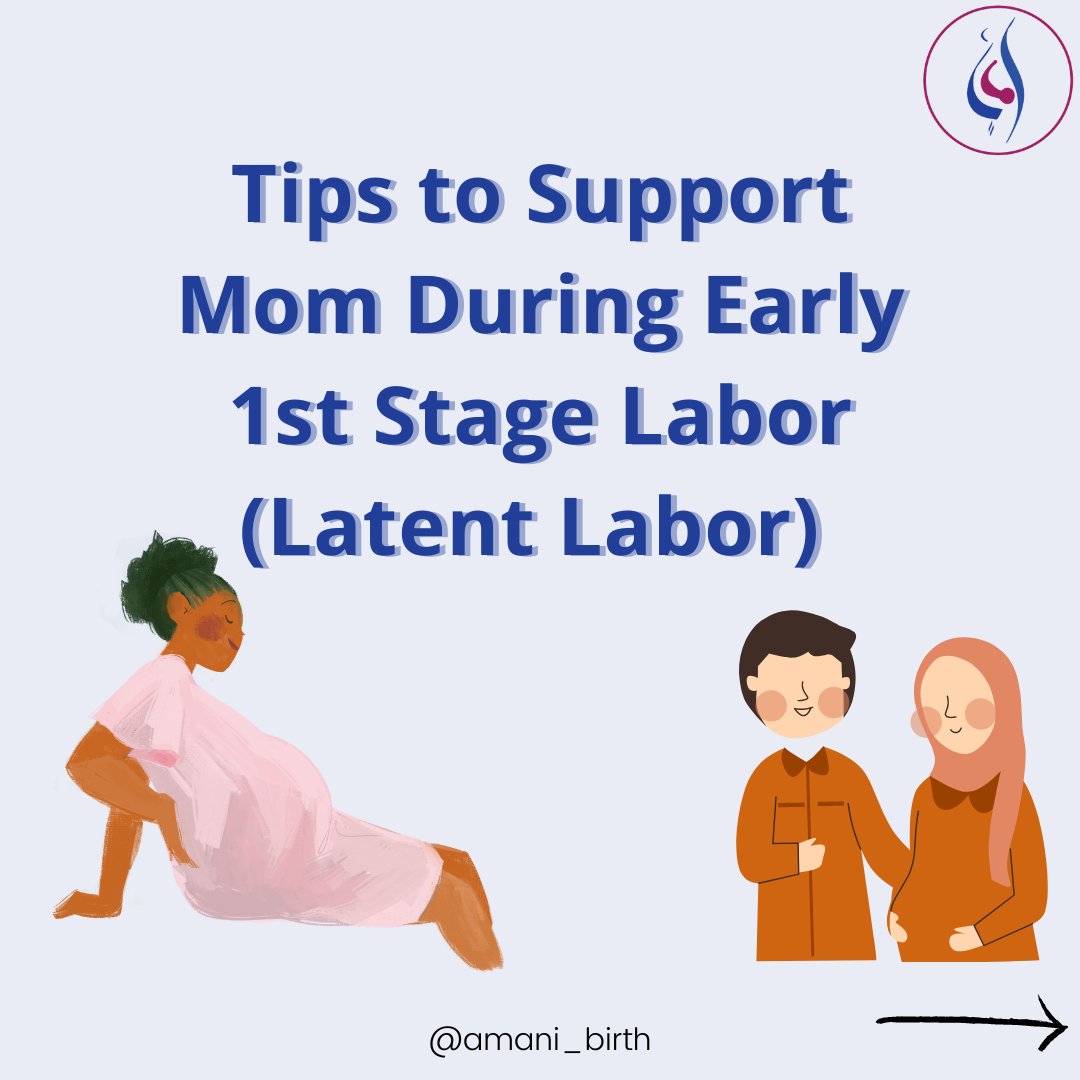AMANI_Birth's tweet photo. 💜Early labor is when contractions start to organize and follow a pattern until you reach active labor. Supporting a woman when she's giving birth is a big responsibility and an honor.
#birth #birthsupport #labortips #birthtips #saudi #muslimcouple #womeninislam #AMANI_BIRTH https://t.co/dlBJ1DQEpe