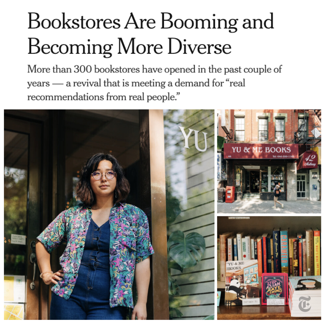 More than 300 bookstores have opened in the past few years — a revival after a pandemic slump that is meeting a demand for “real recommendations from real people.” nyti.ms/3PtAxMs