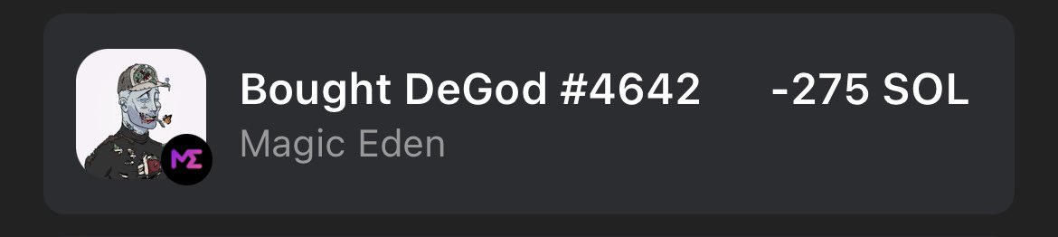 fouadjbr_'s tweet photo. Official owner of Degod#4642!! Thank you for accepting my bid, been listening to @frankdegods a bunch on spaces and I couldn’t miss any other Degods events 🔥 See you for next Degods gathering I’m a pro at DeShoeys. @DeGodsNFT @DeGodsCommunity  S/O @KarimAssaly for the help. https://t.co/dxGRpyie3d