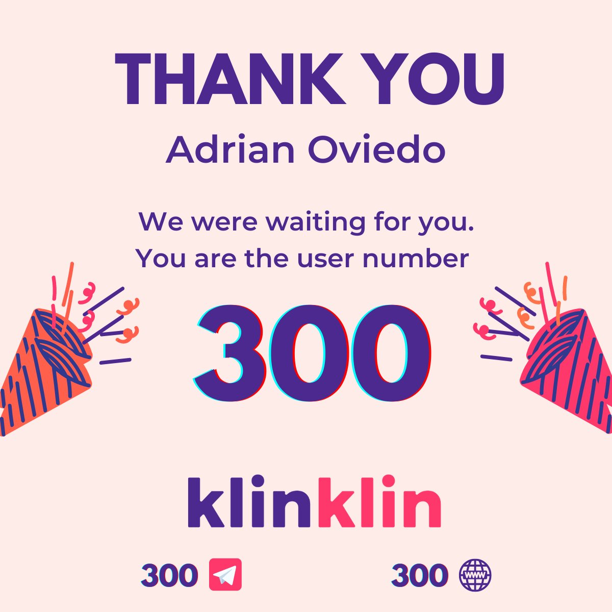 letsklin's tweet photo. We are already 300 subscribers at https://t.co/NNv7ZxRXs7 and 300 members at https://t.co/31qkTmZ0cB 
Thank you so much for your support! What an amazing entrepreneurial community¡ https://t.co/UnorsToouh