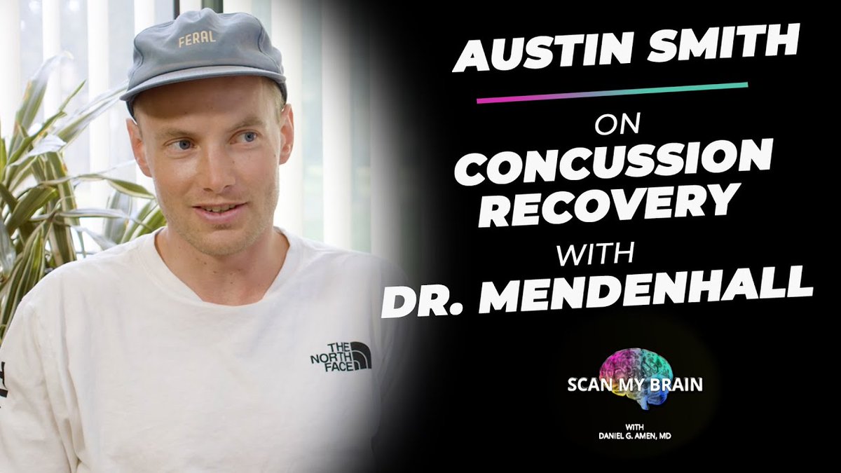 DocAmen's tweet photo. In the newest #ScanMyBrain professional snowboarder Austin Smith visits Amen Clinics to see the effect his multiple concussions have had on his brain. Check it out on YouTube now: https://t.co/yxv71COfYS https://t.co/VjI1M4QIRo