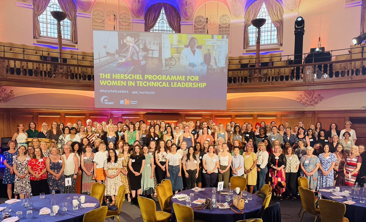 kellyvere's tweet photo. That’s a wrap! A huge thank you to all our inspirational delegates, the amazing @CGMundell & all panellists & our fantastic @uniofnottingham & @MI_TechTalent team who made the Herschel Programme for Women in Technical Leadership possible. Super proud of what we’ve all achieved 👏 https://t.co/s8clBDnK71