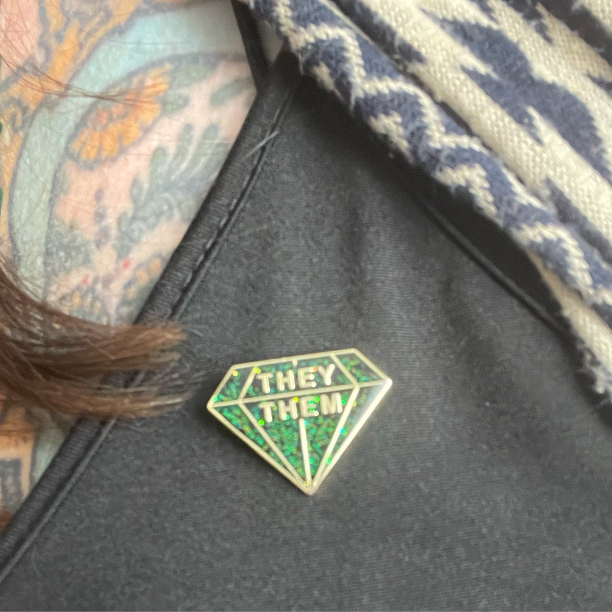 Happy International Non-binary Day to all my peeps! Got a new pin to wear today. Learn more about Enby folks here: transequality.org/issues/resourc…