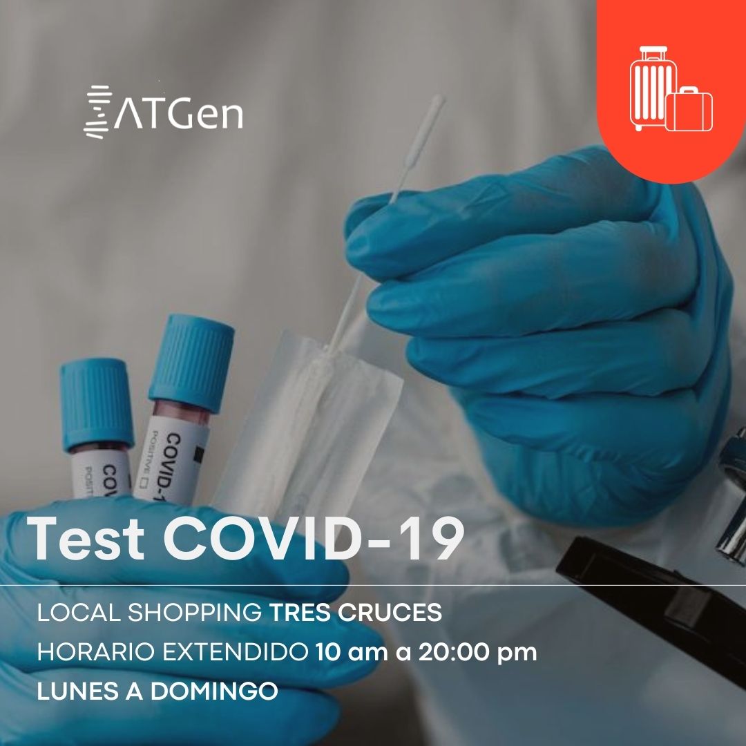 ATGen3's tweet photo. CENTRO DE HISOPADO COVID-19 TRES CRUCES - TEST PCR Y ANTÍGENO

📍Ubicado dentro del Shopping Tres Cruces, en Sector pasajeros al lado de local de EGA (Terminal B31)

🔹Horario Lunes a Domingo
De 5:30 am a 20 pm

📲 Podras agendarte a través de nuestra página web https://t.co/6VtHYkpOkQ