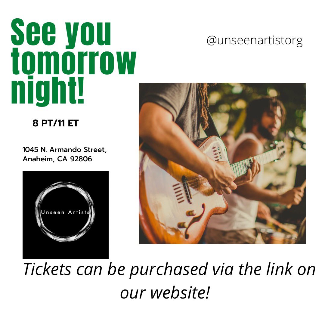 UnseenArtistOrg's tweet photo. ONE NIGHT ONLY! Hear #classic songs, see #original work, and #discover new artists! Join us #inperson or via #livestream. Tickets available now! https://t.co/OOlHkoMPxq

#DiversityandInclusion #diverseartists #supportthearts #fundraiser #nonprofitfundraising https://t.co/Bxf5JYKABu