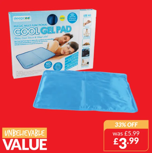 CablesShopping's tweet photo. Here's something really cool from @TheRangeUK!  These Blue Magic Cool Gel Pads are down to £3.99 each with over 30% off >> https://t.co/4QY5ozAIPl ❄️😎

Offer valid in-store and online ➡️ 🛒 whilst stock lasts. https://t.co/ttwPuLlgmd